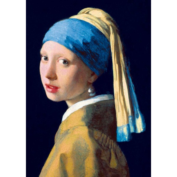 Dziewczyna z perłą ,Vermeer, 1965 (1000el.) - Sklep Art Puzzle